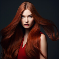 Obraz premium Womens Haircare Commercial