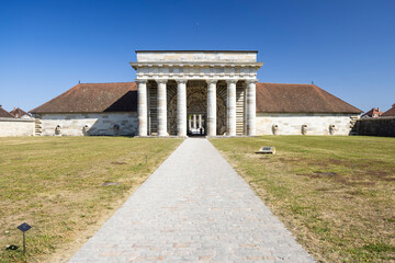 Fototapeta na wymiar Royal salt work complex in Arc-et-Senans, UNESCO World Heritage Site, Franche Comte, France