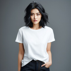 Obraz premium People of the world wearing tee shirts