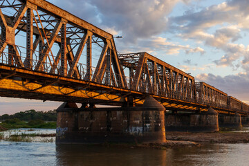 Sunset at Marechal Hermes Bridge