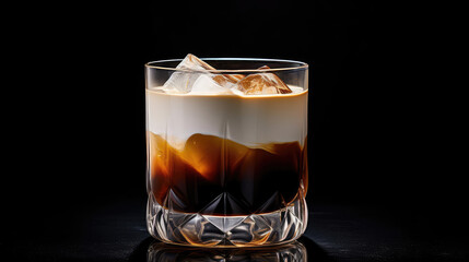 Iced coffee and ice cream