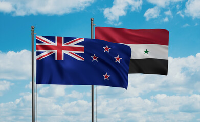 Venezuela and New Zealand flag