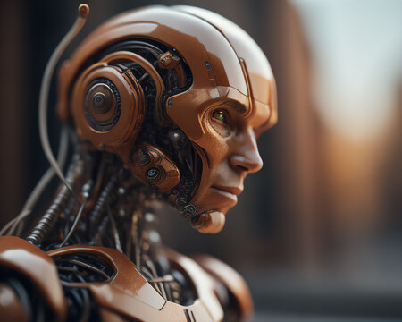 Robot calculando