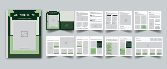 Agriculture & green Brochure Template