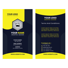 ID card design template