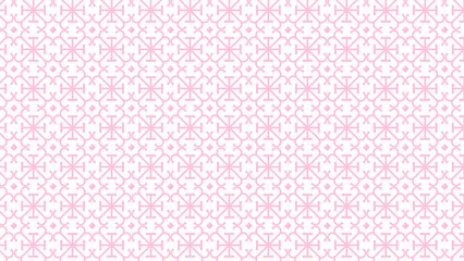 かわいい薄ピンク色のゴスロリ風幾何学模様素材　16：9