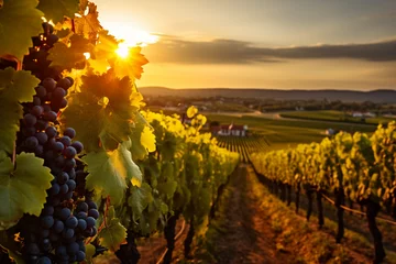 Papier peint photo Vignoble Vineyard Vistas: Capturing the Beauty of the Vines  © Maximilien