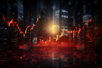 Beautiful cryptocurrency stock or market background.generative ai
