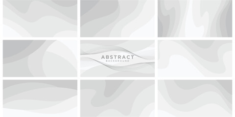 Set of abstract colorful background template