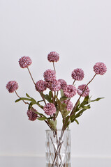 flores desabrochado purpura com espaço para texto anúncio ou promoção 