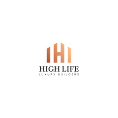 High Life Real Estate logo with minimalist icon