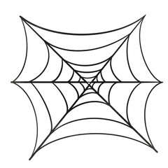 black and white spider spider web vector Halloween Spider Man animal scary cobweb  © Kwannapa