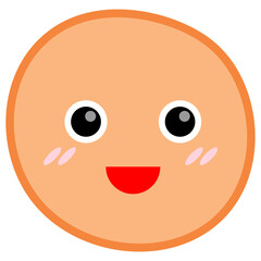 Smile shape icon. Vector illustration.	