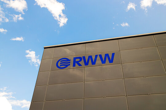 muelheim, nrw, germany - 23 08 2023: the building of rww