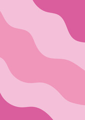 pink cute background with waves