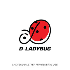 Minimalist Ladybug logo:
Ladybug symbolism is all about good luck around the globe. 