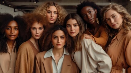 Obraz premium diversity and inclusivity fashion photography woman workplace