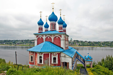 Kazan-Preobrazhenskaya Church. Romanov side. Tutaev, Yaroslavl region. Russia