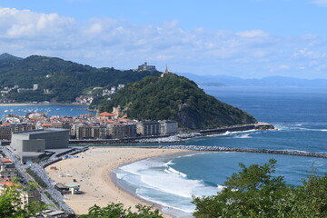 Fototapeta premium San Sebastian awesome view