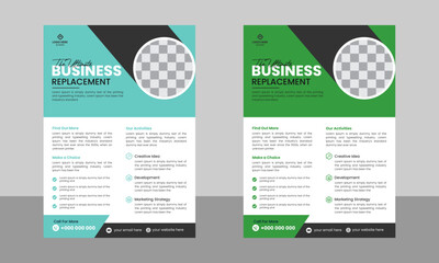 Creative Modern Business Multipurpose Brochure Template Design, VectorTemplate Design In A4 Size.
