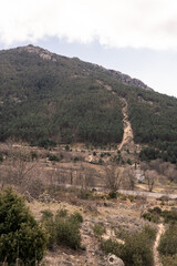 mountain landscapes in Spain, north of Madrid