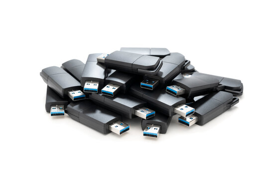 Heap of usb flash drive 