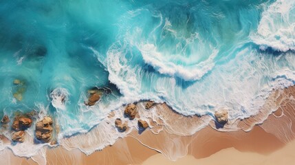 aerial picture of the sea