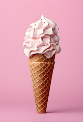 Flavorful Delights: Pop Art Minimalism on Ice Cream