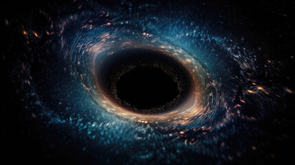 Galaxy in space, beauty of universe, black hole.