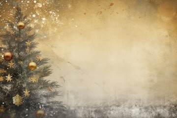 Christmas Wonderland Textured Background Nostalgic and Vintage Inspired Card