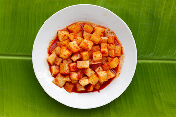 Daikon Kimchi. Tasty and spicy
