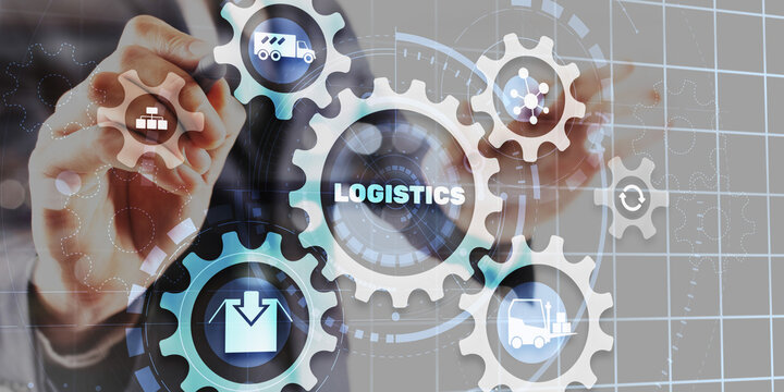 Global logistics network concept. Delivery Planning