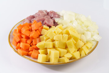 Korean jajangjang on a white background
