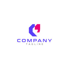 Letter C software Logo design
