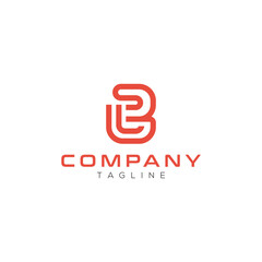 Fototapeta premium Letter LB minimalist logo design
