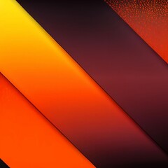 Fiery red brown burnt orange copper black abstract background. Geometric shape. Color gradient. 3d effect. Noise rough grungy grain. Neon light metallic. Design. 