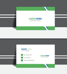 Simple stylish visiting card vector design.
