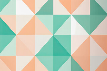 Obraz premium Pastel color pattern two colors. Pink and blue pastel geometric pattern background.