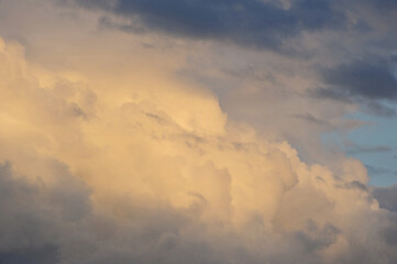 clouds in the sky abstract background