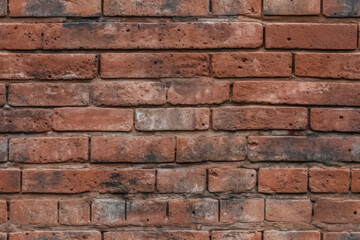 Texture of red brick wall. Concept of textures. Generative Ai, Ai.
