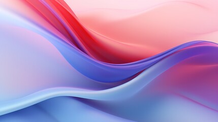 Obraz premium Abstract blue wave design with smooth lines and dynamic motion