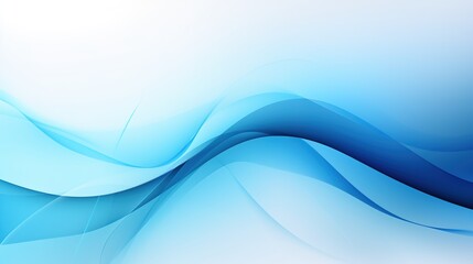 Abstract Blue Wave and Smoke with Futuristic Light Design