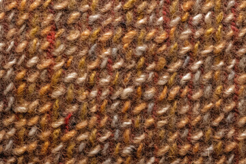 Earthy Elegance: A Captivating Close-up of Tweed Fabric's Textural Delight