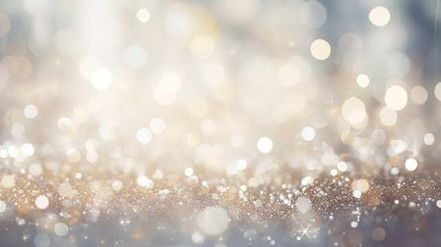 christmas background with bokeh lights background