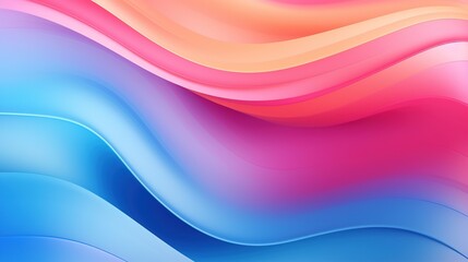 Fototapeta premium Abstract colorful wave design with light and motion in blue and pink tones