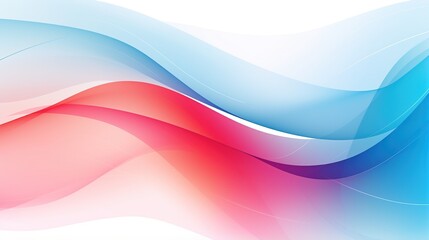 Obraz premium Abstract Wave Background Design in Blue and Light, Vector Illustration with Dynamic Flow and Futuristic Energy