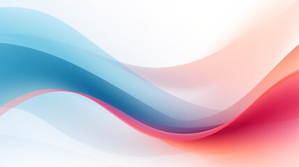 Fototapeta premium Abstract Wave Background Design in Blue and Light, Vector Illustration with Dynamic Flow and Futuristic Energy