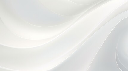 Fototapeta premium White plate on white background