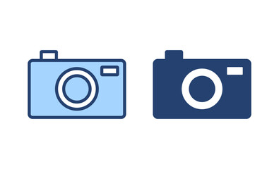 Camera icon vector. photo camera sign and symbol. photography icon.