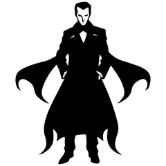 vampire silhouette vector